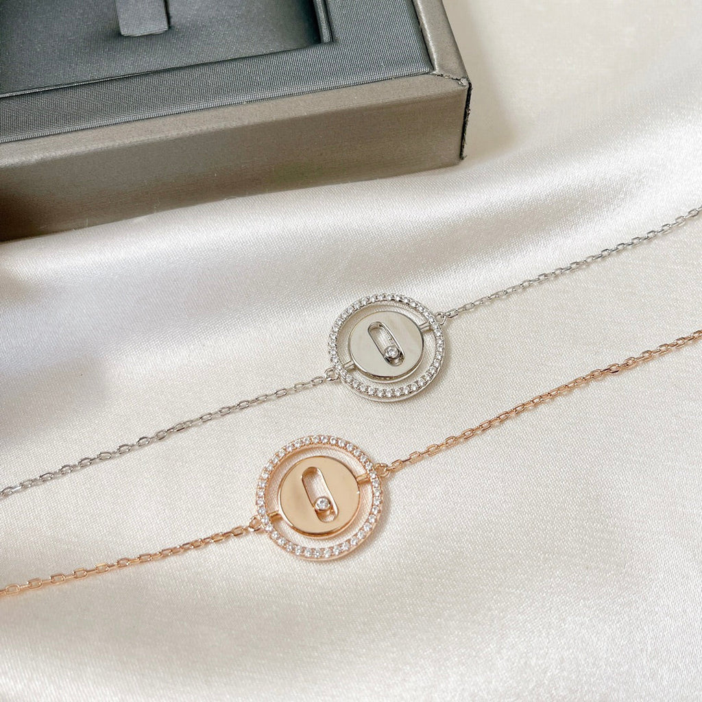 [Aura ]Aura  MOVE PAVED DIAMOND BRACELET
