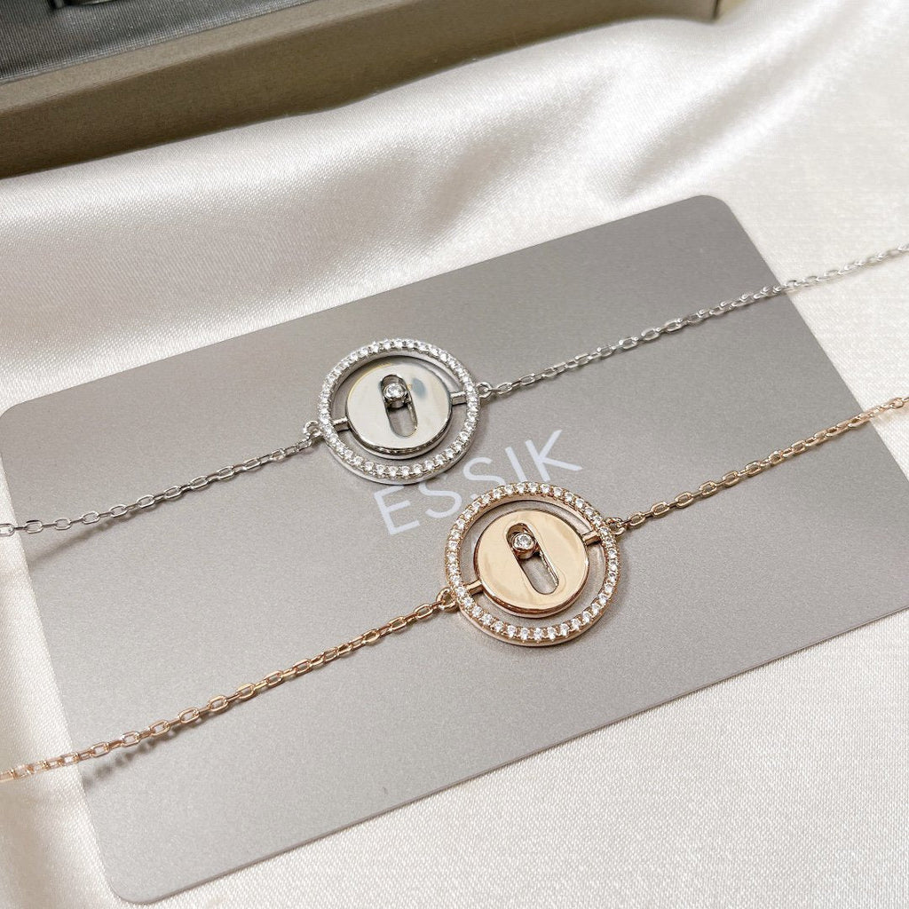 [Aura ]Aura  MOVE PAVED DIAMOND BRACELET