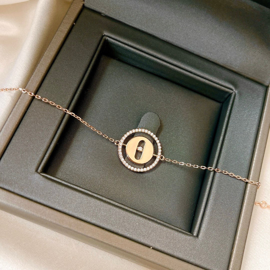 [Aura ]Aura  MOVE PAVED DIAMOND BRACELET