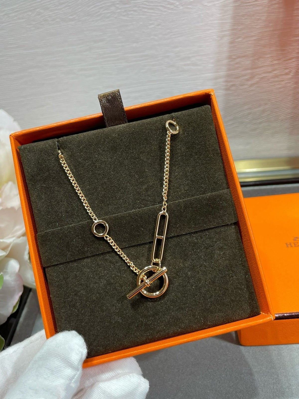 [⭐Aura ]HM STERLING CHAINE D'ANCRE HEART