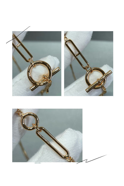 [⭐Aura ]HM STERLING CHAINE D'ANCRE HEART