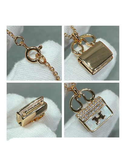 [⭐Aura ]H CIRCE MOISSANITE PENDANT NECKLACE GOLD