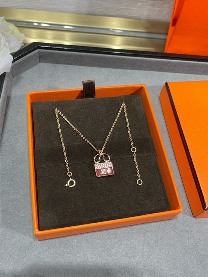 [⭐Aura ]H CIRCE MOISSANITE PENDANT NECKLACE GOLD