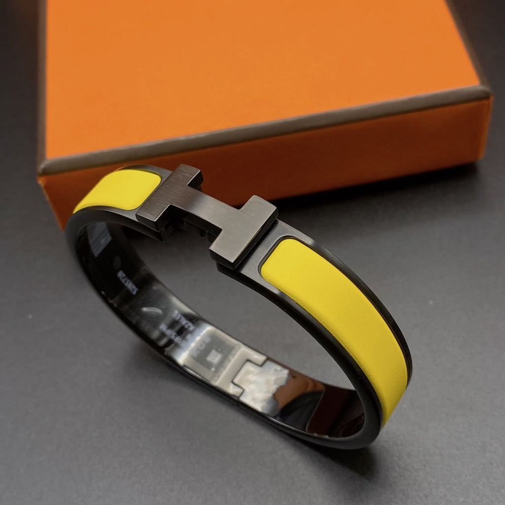 Aura CLIC HM SO BLACK YELLOW BRACELET