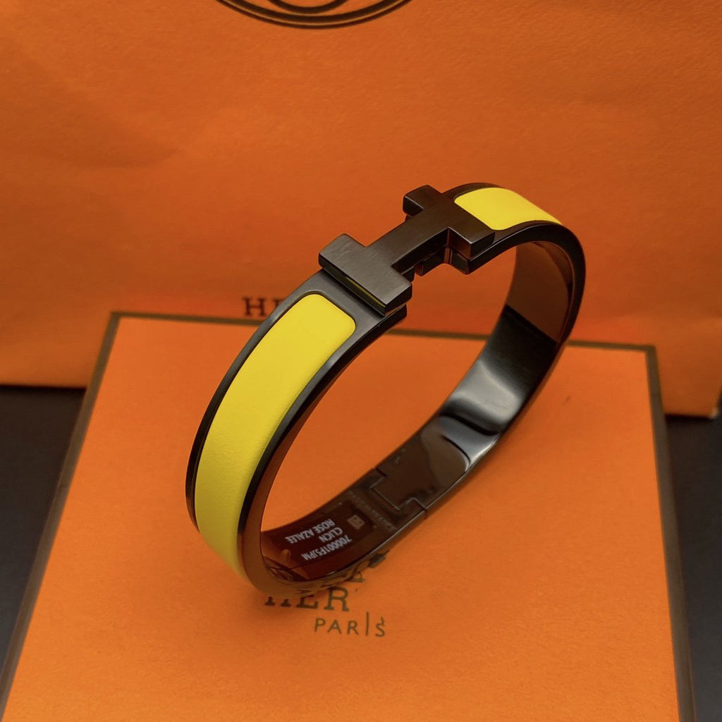 Aura CLIC HM SO BLACK YELLOW BRACELET
