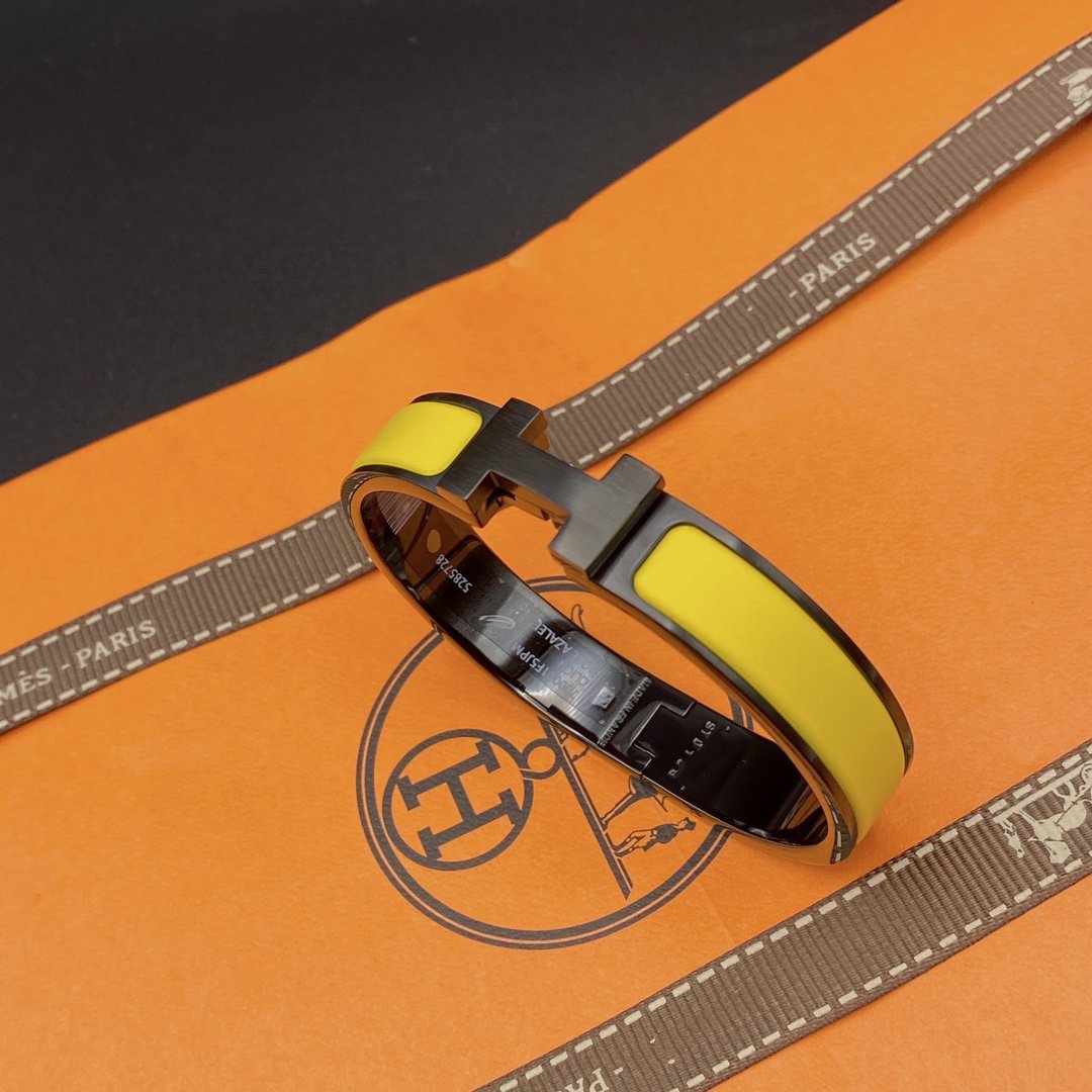 Aura CLIC HM SO BLACK YELLOW BRACELET