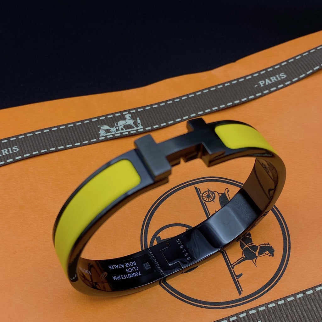 Aura CLIC HM SO BLACK YELLOW BRACELET