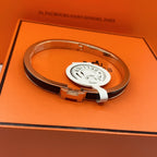 Aura CLASSIC HM CLIC BLACK 8MM ENAMEL BRACELET
