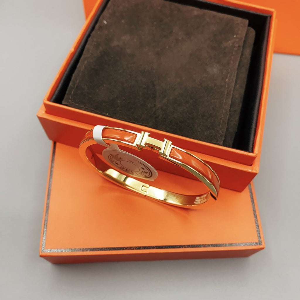 Aura CLASSIC HM CLIC RED 8MM ENAMEL BRACELET