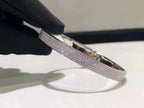 Aura HM KELLY BRACELET IN SILVER AND FULL PAVE DIAMOND