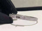 Aura HM KELLY BRACELET IN SILVER AND FULL PAVE DIAMOND