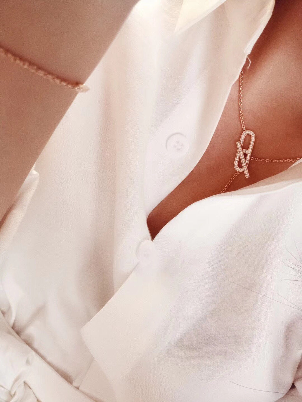 Aura HM FIRE PIG NOSE NECKLACE TRENDY STREET