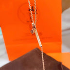 Aura HM NECKLACE PLATINUM ROSE GOLD DIAMOND