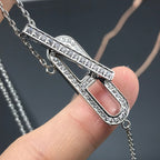 Aura HM NECKLACE PLATINUM ROSE GOLD DIAMOND