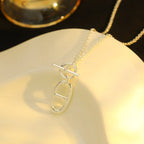 Aura HM CHAINE D'ANCRE PENDANT NECKLACE STERLING SILVER