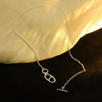 Aura HM CHAINE D'ANCRE PENDANT NECKLACE STERLING SILVER