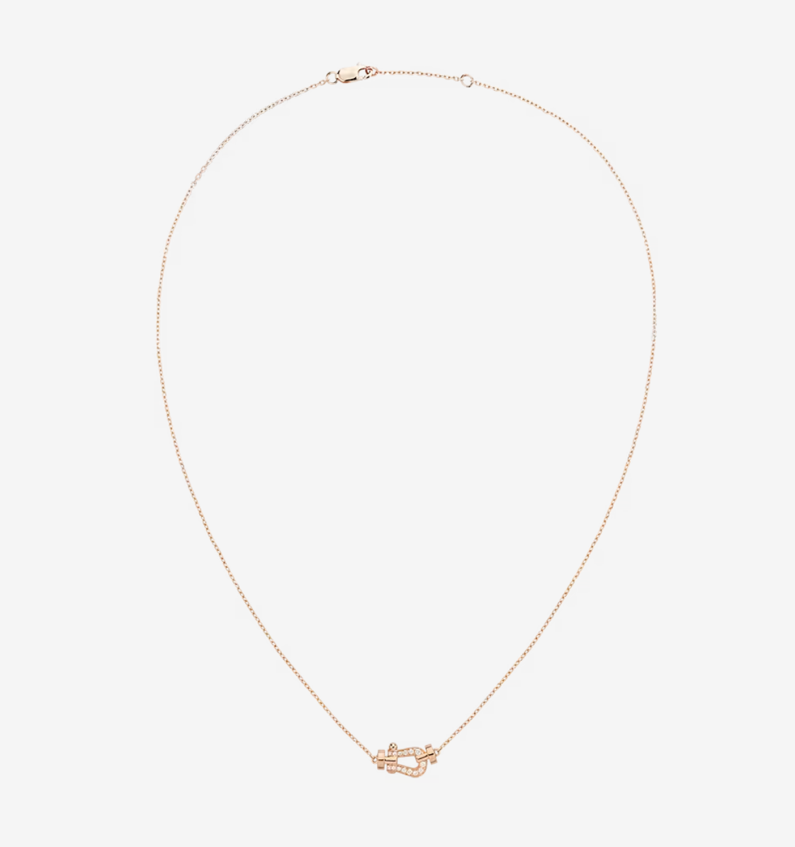 [⭐Aura ]FORCE 10 DIAMOND PINK GOLD NECKLACE MINI MODEL