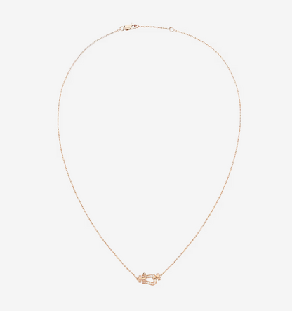 [⭐Aura ]FORCE 10 DIAMOND PINK GOLD NECKLACE MINI MODEL