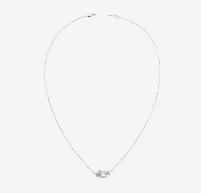 [⭐Aura ]FORCE 10 DIAMOND SILVER NECKLACE MINI MODEL