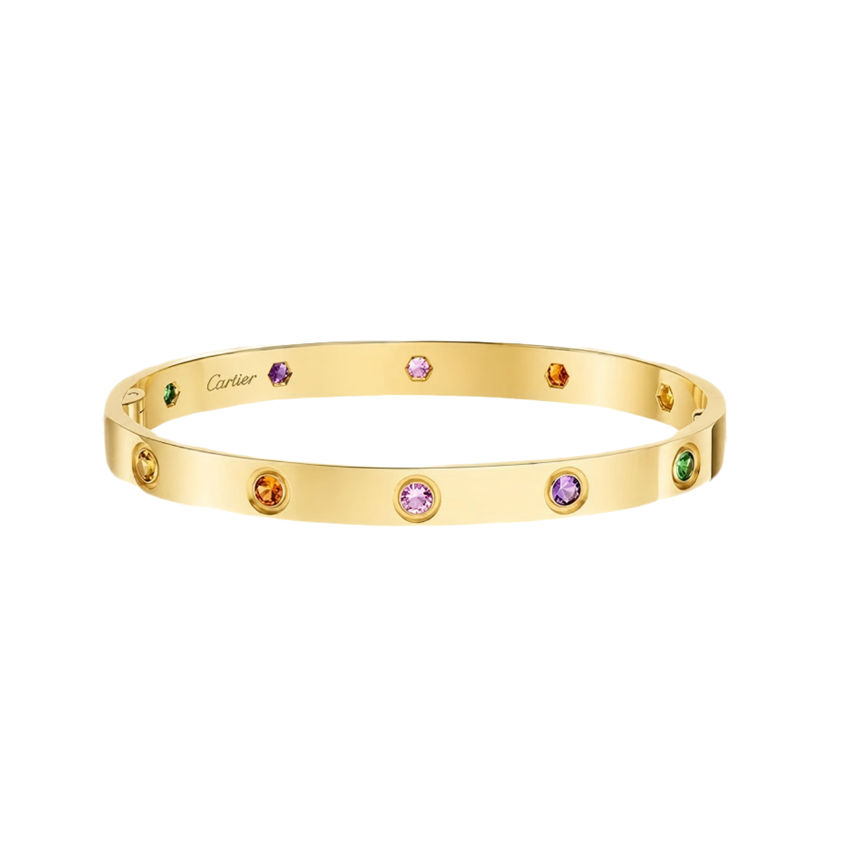 [Aura ] 2026 REGENBOGEN LIEBE ARMBAND 6.1MM  10 DIAMANTEN