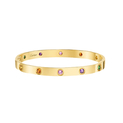 [Aura ] 2026 REGENBOGEN LIEBE ARMBAND 6.1MM  10 DIAMANTEN
