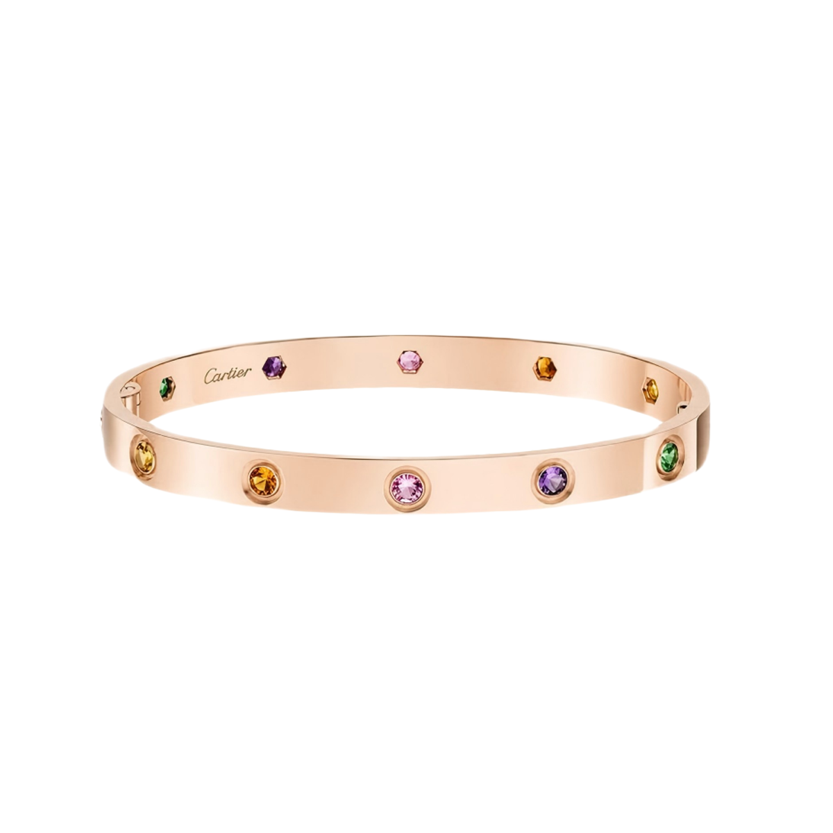 [Aura ] 2026 RAINBOW LOVE BRACELET 6.1MM  10 DIAMONDS