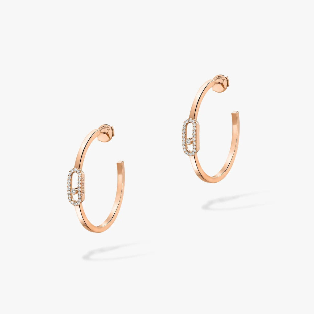 [Aura ] CREOLEN MOVE UNO PM DIAMANT OHRRINGE