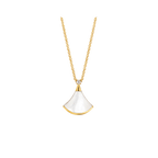 [⭐Veya]ドリームネックレス ホワイトMOP ゴールド 1ダイヤモンド