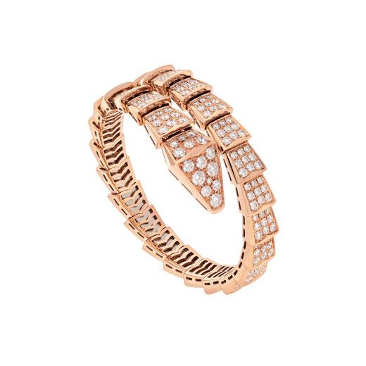 [⭐Veya]SERPENTI ARMBAND 8MM ROTGOLD DIAMANT