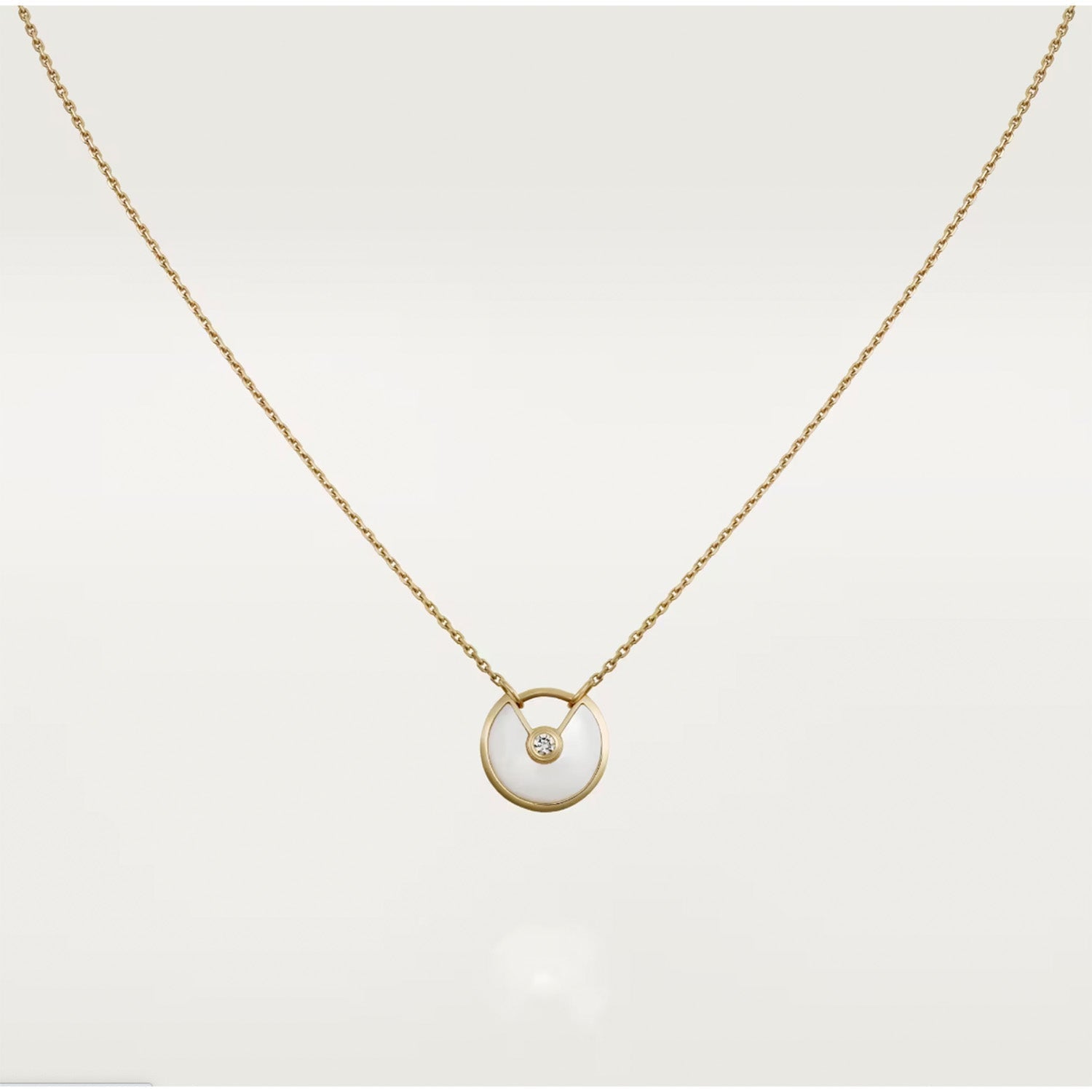 Aura AMULETTE ROSE GOLD MOP NECKLACE
