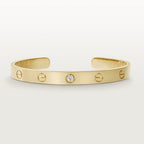 Aura LOVE ARMREIF 6.1MM 1 DIAMANT OFFENE SPANGE