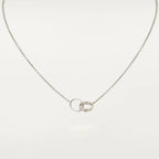 Aura LOVE NECKLACE PINK GOLD AND SILVER