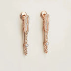 Aura CHAINE CHAOS DIAMOND DROP EARRINGS