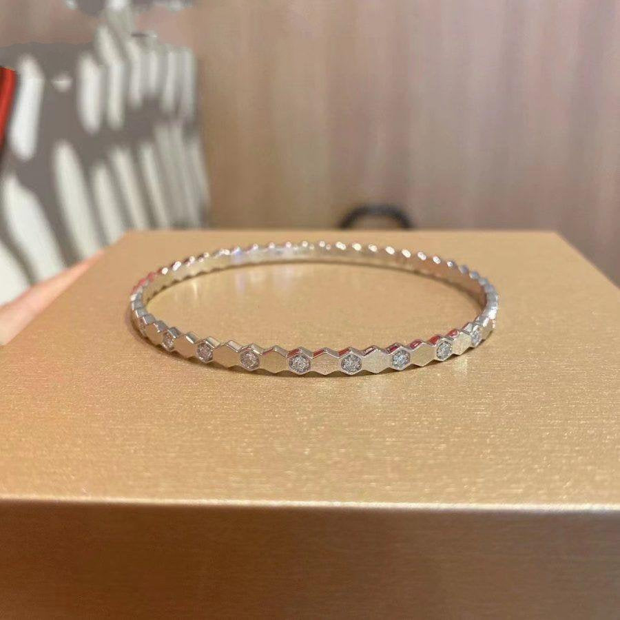 Aura BEE LOVE SILVER DIAMOND BRACELET
