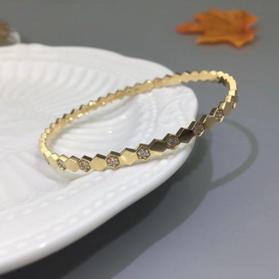 Aura BEE LOVE GOLD DIAMOND BRACELET