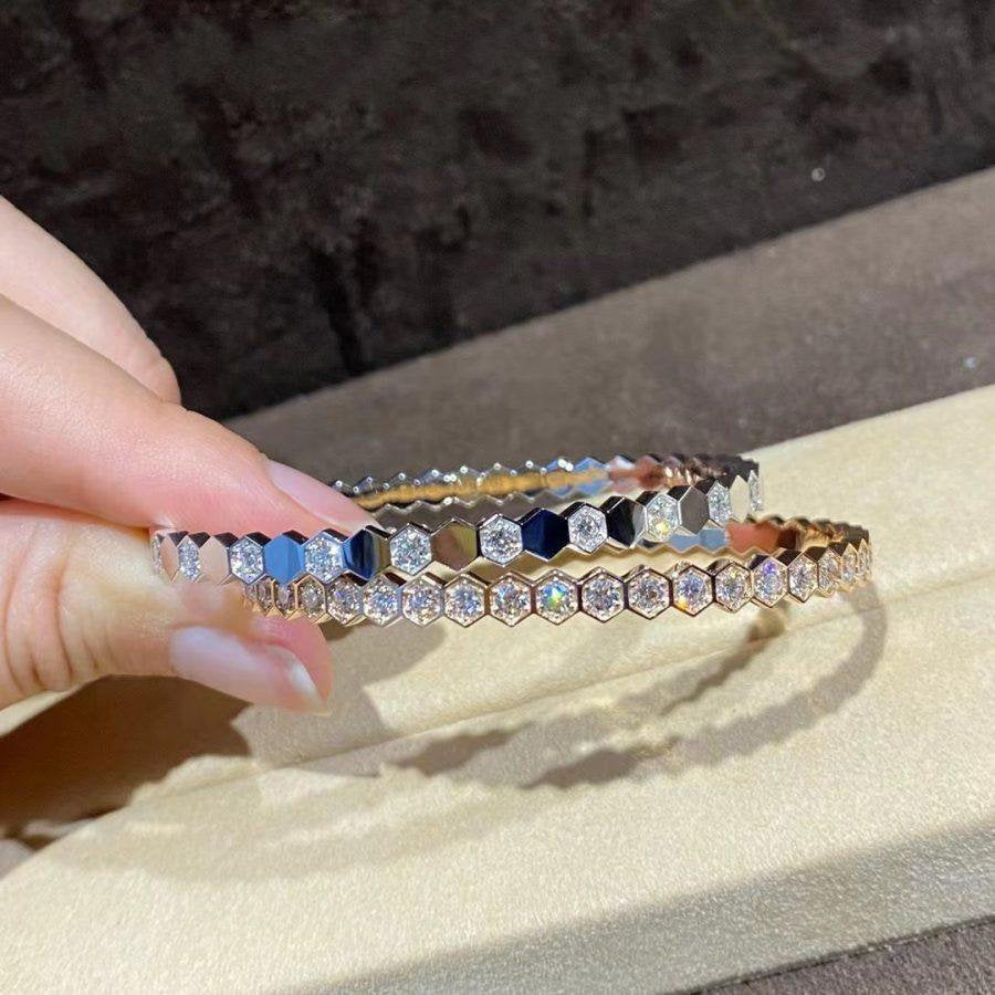 Aura BEE LOVE GOLD BRACELET FULL DIAMOND