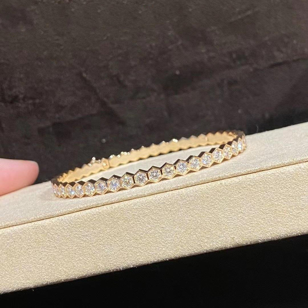 Aura BEE LOVE GOLD BRACELET FULL DIAMOND