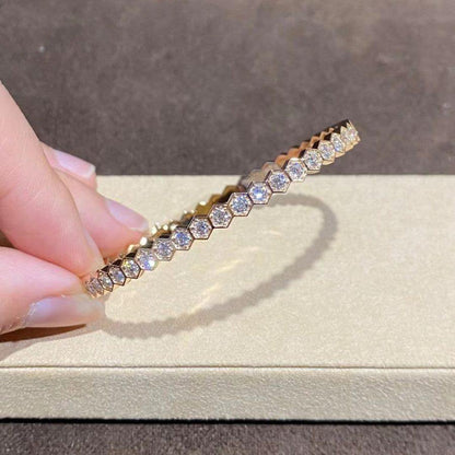[⭐Aura ]BEE LOVE GOLD BRACELET FULL DIAMOND