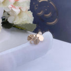 Aura BEE LOVE PINK GOLD DIAMOND EARRINGS