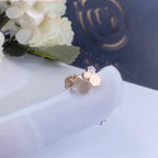 Aura BEE LOVE PINK GOLD DIAMOND EARRINGS