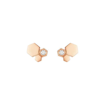 Aura BEE LOVE PINK GOLD DIAMANT OHRRINGE
