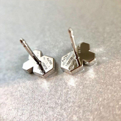 [⭐Aura ]BEE LOVE SILVER DIAMOND EARRINGS