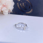 Aura BEE LOVE RING SILVER 1 DIAMOND