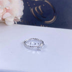 Aura BEE LOVE RING SILVER 1 DIAMOND