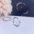 Aura BEE LOVE RING SILVER 1 DIAMOND