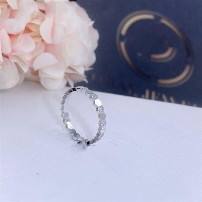 [⭐Aura ]BEE LOVE RING SILVER DIAMOND