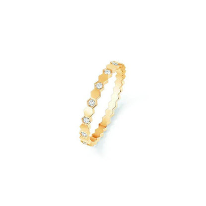 [⭐Aura ]BEE LOVE RING GOLD DIAMOND