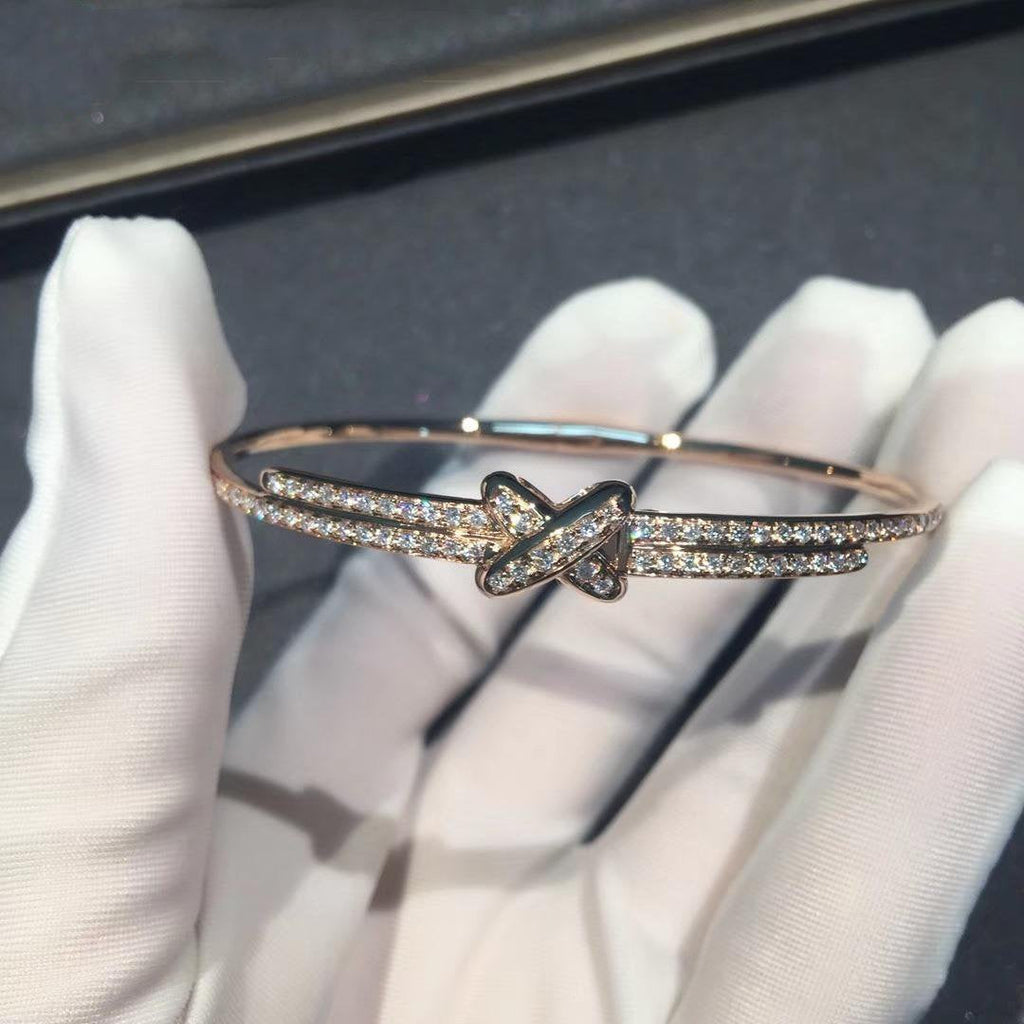 Aura JEUX DE BRACELET DIAMONDS PINK GOLD