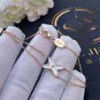 Aura JEUX ARMBAND WEISS PERLMUTT ROSEGOLD 1 DIAMANT