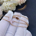 Aura JEUX BRACELET PINK MOP PINK GOLD 1 DIAMOND